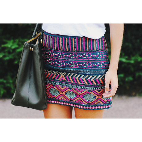 Ethnic skirt.