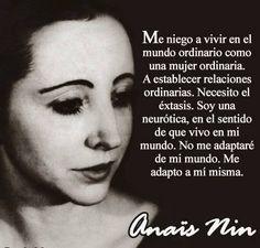 Anais Nim, fue una escritora estadounidense de origen cub...