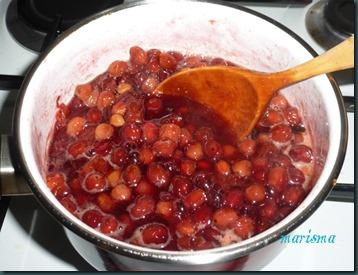 tarta de cerezas silvestres y gofio8 copia