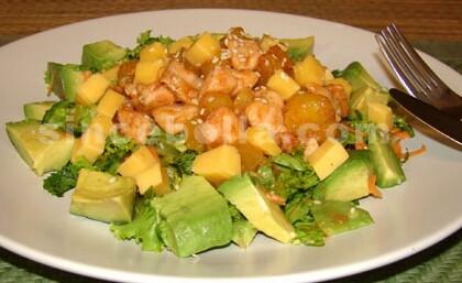 Ensalada de Piña y de Aguacate