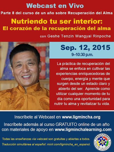 Nutriendo tu Ser Interior: parte 8 del Curso anual de Recuperación del Alma