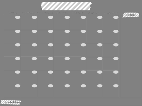 Back to School: Calendarios mensuales DIY + Plantilla
