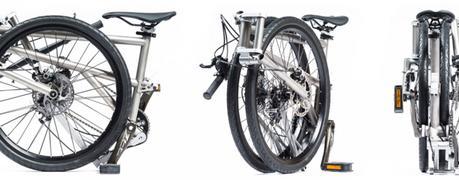 La Helix ofrece una bicicleta plegable en titanio con ruedas más grandes que el promedio La Helix ofrece una bicicleta plegable en titanio con ruedas más grandes que el promedio