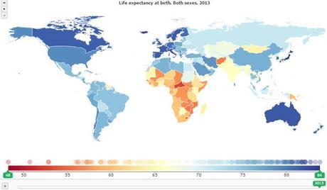 Aumenta la esperanza de vida en el mundo, pero no mejora la salud Aumenta la esperanza de vida en el mundo, pero no mejora la salud