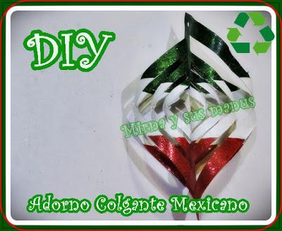 Diy. Reciclaje. Adorno colgante Mexicano