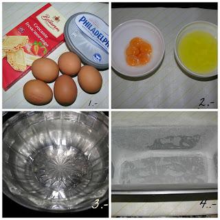 Tarta soufflé de queso y chocolate (3 ingredientes)