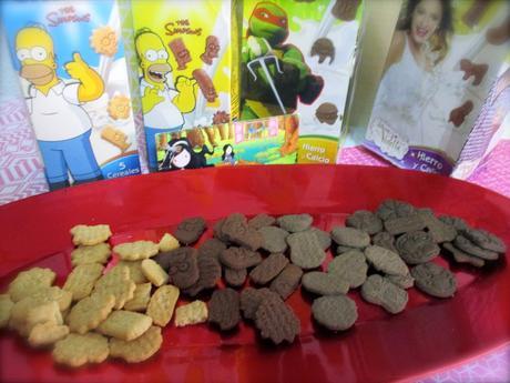 galletas, minigalleta, arluy, galletas arluy, desayuno, merienda, snack, blog cocina, solo yo, blog solo yo, violeta, simpsons, tortugas ninja, chocolate, vainilla, cereales, 