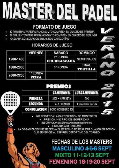 Master de Padel 2015 en Padelplus