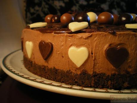 Cheesecake de chocolate {sin horno}