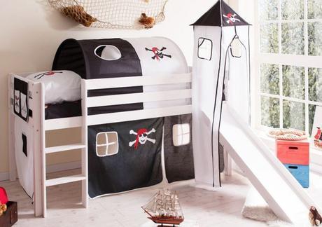 Cama semialta con tobogán Upali Dreams