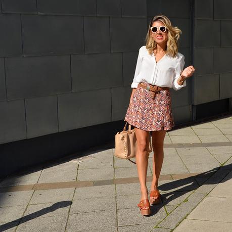 Geometric print skirt Geometric print skirt