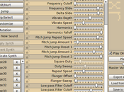 Bfxr aplicación gratuita para crear efectos sonido juegos