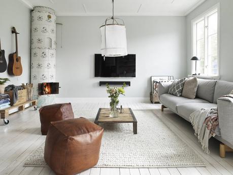 piso pequeño decoración inspiración nórdica estilo escandinavo decoración textiles decoración estilo nórdico decoración calida decoración acogedora confortable chimenea en el dormitorio blog decoracion interiores 