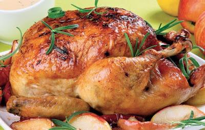 Pollo al horno con limón