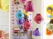 Adornos papel colgantes para fiestas
