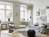 mini apartamento sueco tonos empolvados