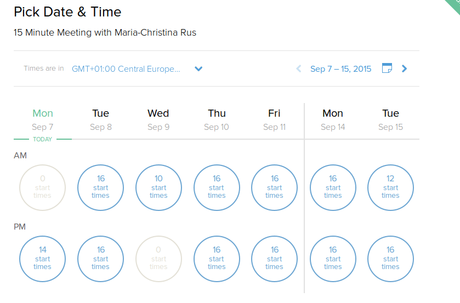 Calendly, para organizar presentaciones comerciales
