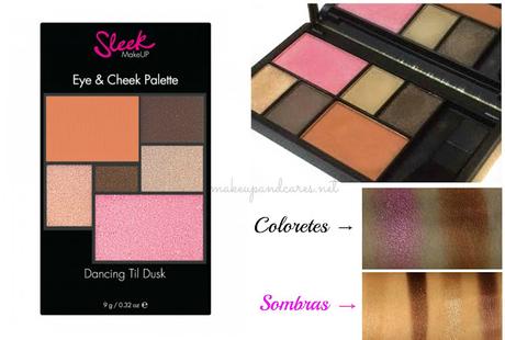 Eye & Cheek Palette Sleek . Review y Swatches .