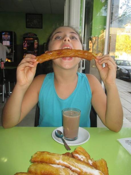 deporte, bici, desayuno, porra, churros, calor, 