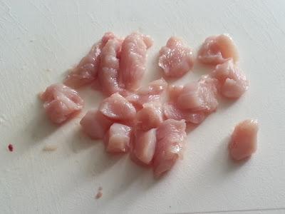 POLLO CON BAMBU Y SETAS