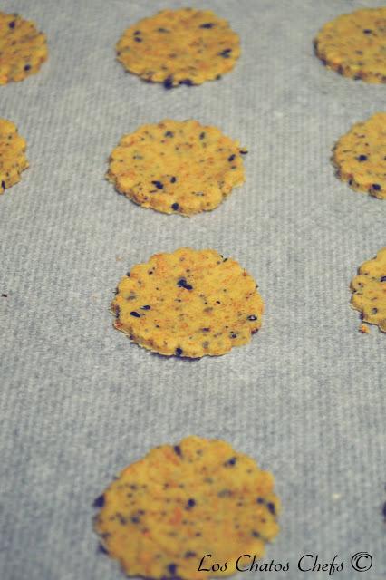 Crackers veganos con semillas
