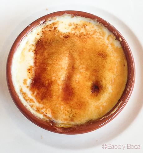 crema catalana la peni molins de rei Baco y Boca