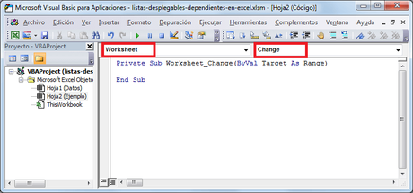 Crear Listas Desplegables Dependientes en Excel
