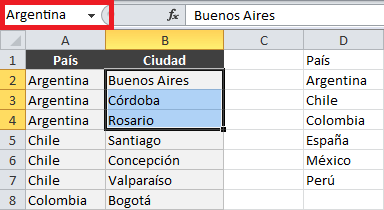 Crear Listas Desplegables Dependientes en Excel