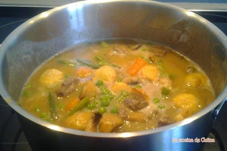 Ternera a la jardinera