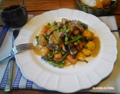 Ternera a la jardinera