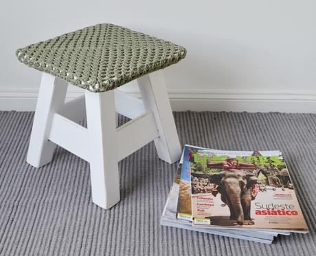 Madera & Crochet - nuevos banquitos Emma