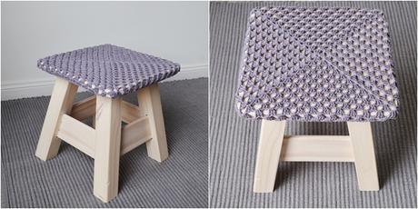 Madera & Crochet - nuevos banquitos Emma