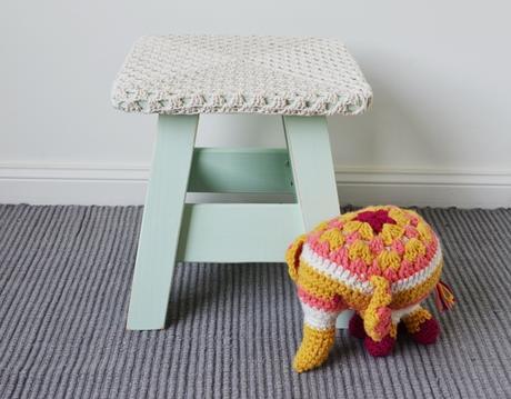 Madera & Crochet - nuevos banquitos Emma