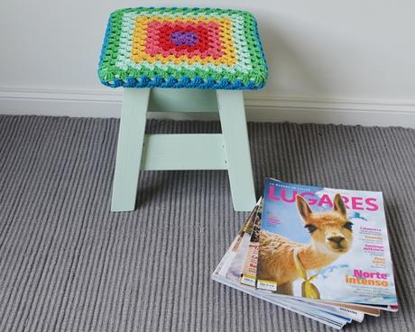 Madera & Crochet - nuevos banquitos Emma