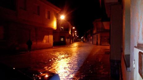 Tromba de agua en Casas Ibáñez