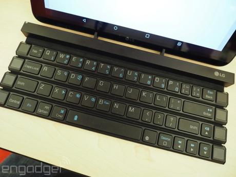IFA 2015: Un vistazo a Rolly, el curioso teclado enrollable de LG
