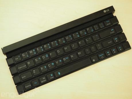IFA 2015: Un vistazo a Rolly, el curioso teclado enrollable de LG