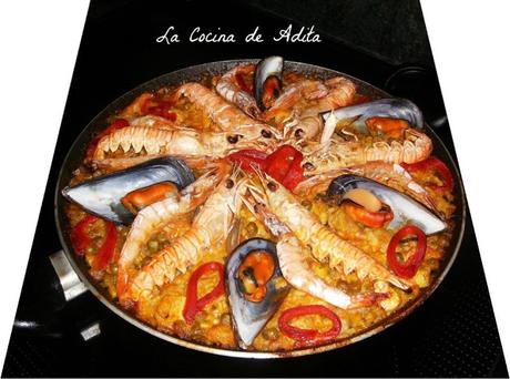 Paella  de  mariscos