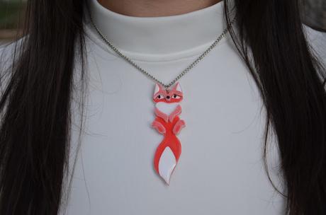 Erstwilder: Dante Dangle Fox Necklace!!