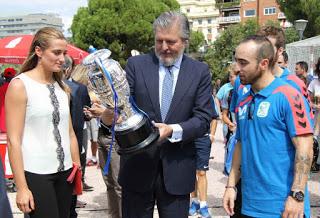 Movistar Inter recibe el reconocimiento del Ministro Méndez de Vigo en la Semana Europea del Deporte organizada por el CSD
