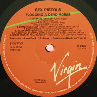 Sex pistols - Flogging a dead horse Lp 1982
