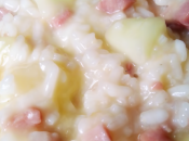 Risotto melón jamón