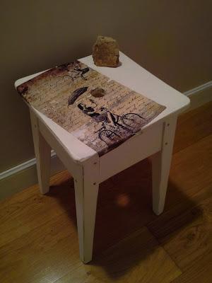 Antigua banqueta tuneada y con transfer