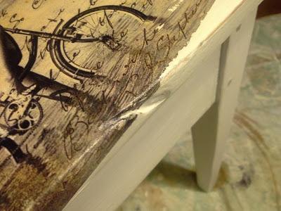 Antigua banqueta tuneada y con transfer