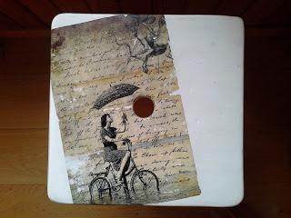 Antigua banqueta tuneada y con transfer