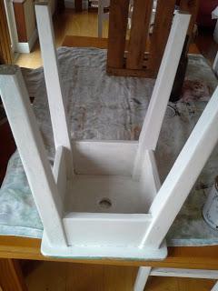 Antigua banqueta tuneada y con transfer