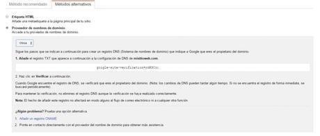 Google Search Console – Tutorial principiantes Google Search Console - Tutorial principiantes - CNAME