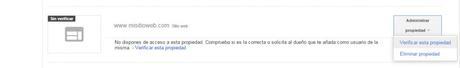 Google Search Console - Tutorial principiantes - Verificar propiedad