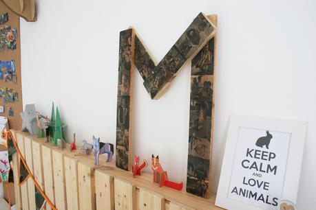 DEF Deco - Decorar en familia: Diy letra de madera con fotos1