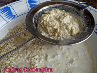 LECHE DE AVENA. RECETA VEGANA SIN LACTOSA.